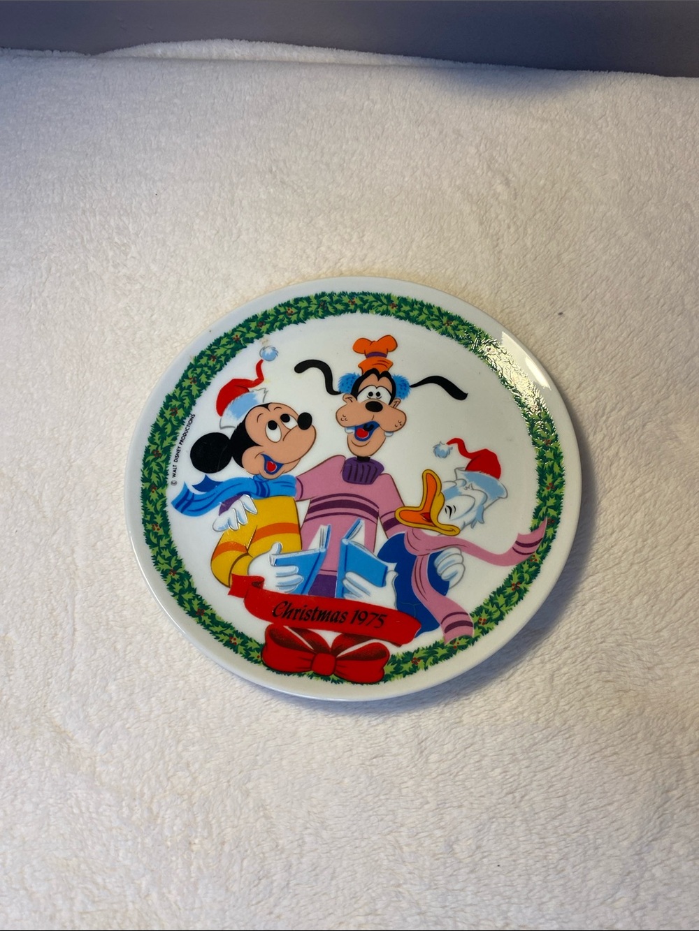 Disney Christmas Plate